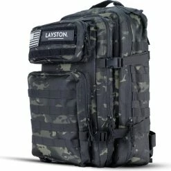 Aanbiedingen ⭐ Layton LAYSTON. - 45L Sport School Werk Rugtas - Sport Rugzak - Tactical 🎒 Backpack - Waterafstotend - Camo Groen 🎉