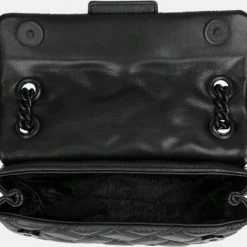 Goedkoop ❤️ Kurt Geiger Kensington Drench Schoudertas Black ✨ -tassen-dames Verkoop 550x518 2