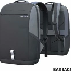 Goedkoop 👏 BAKBAGS Laptop Rugzak 25 Liter | Rugzak Met Laptopvak Voor Naar School Of Werk | Geschikt Tot 17 Inch Laptops | Gerecycled Polyester 🤩