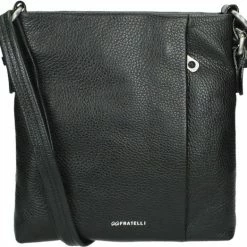 Aanbiedingen 🔔 Gigi Fratelli Kleine Schoudertas / Crossbody Tas Dames - Leer - Romance - Zwart ⌛ -tassen-dames Verkoop 550x523 1