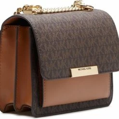 Beste deal 😍 Michael Kors Xs Gusset Dames Crossbodytas - Bruin 🔔 -tassen-dames Verkoop 550x523 4