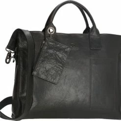 Beste Verkoop ✨ Micmacbags Golden Gate Laptoptas 15,6 Inch (38 Cm) - Zwart 🎉 -tassen-dames Verkoop 550x525 1