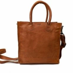 Beste recensies van 😍 Bear Design Grote Schoudertas / Crossbody Tas Dames - Leer - Callisto Pelle - Cognac 🧨 -tassen-dames Verkoop 550x526 10