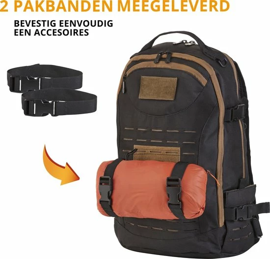 Korting β€οΈ MacGyver Tactical Laptop Rugtas Met 15 Inch Laptopvak | 27 Liter Rugzak Met Vele Details | Oersterk π 8 Korting β€οΈ MacGyver Tactical Laptop Rugtas Met 15 Inch Laptopvak | 27 Liter Rugzak Met Vele Details | Oersterk π - Afbeelding 8