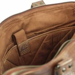 Beste Pirce 👏 Bear Design Lia Leren Dames Schoudertas / Laptoptas 13,3" - Cognac 👏 -tassen-dames Verkoop 550x526 9