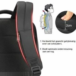 Beste Verkoop 😀 Tigernu Trendy - Laptop Rugzak 15,6 Inch - Rugtas - Laptoptas - Grijs - Rugzak Heren Vrouwen - Anti Diefstal USB 🔔 -tassen-dames Verkoop 550x527 11