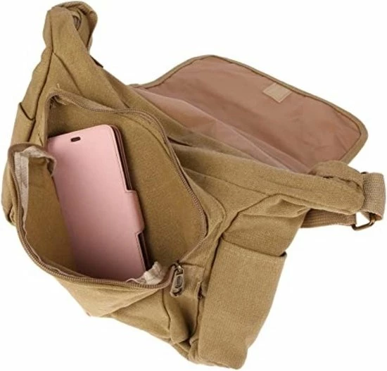 Aanbiedingen โ๏ธ Fana Bags - Canvas Schoudertas Beige/khaki - Kleine Schoudertas Dames / Heren - Schouder Tas Klein Canvas ๐คฉ 7 Aanbiedingen โ๏ธ Fana Bags - Canvas Schoudertas Beige/khaki - Kleine Schoudertas Dames / Heren - Schouder Tas Klein Canvas ๐คฉ - Afbeelding 7