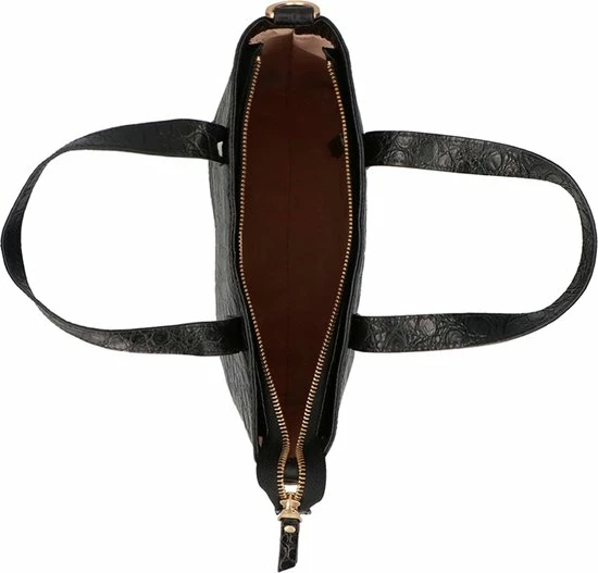 Flash-uitverkoop β Fred De La Bretoniere Dames Schoudertas / Crossbody Tas - Croco - Zwart π 4 Flash-uitverkoop β Fred De La Bretoniere Dames Schoudertas / Crossbody Tas - Croco - Zwart π - Afbeelding 4