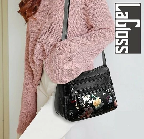 Aanbiedingen 🔔 Merkloos LaGloss Damestas Bloemen Print 3 - Luxe Handtas - Zwarte Schoudertas - 27 X 19 Cm - Zwart 😉 1 Aanbiedingen 🔔 Merkloos LaGloss Damestas Bloemen Print 3 - Luxe Handtas - Zwarte Schoudertas - 27 X 19 Cm - Zwart 😉