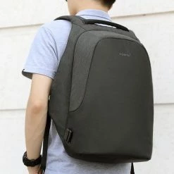 Beste Verkoop 😀 Tigernu Trendy - Laptop Rugzak 15,6 Inch - Rugtas - Laptoptas - Grijs - Rugzak Heren Vrouwen - Anti Diefstal USB 🔔 -tassen-dames Verkoop 550x529 4