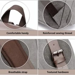 Top 10 ✨ Veran Rugzak - Vintage - Retro - 26 Liter - Laptop - School - Unisex - Bruin - Koffie ✔️ -tassen-dames Verkoop 550x531 5