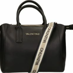 Goedkoopste 💯 Valentino Bags Valentino Medium Schoudertas / Crossbody Tas Dames - Cous - Zwart 🔔 -tassen-dames Verkoop 550x533