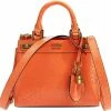 Korting 🎉 Guess Dames Handtassen Katey Mini Satchel - Oranje 🤩
