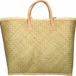 Goedkoopste ✔️ PE Florence PE-Florence Penjy Rieten Mand - Natuur 🔥 -tassen-dames Verkoop 550x535 1