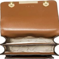 Beste deal 😍 Michael Kors Xs Gusset Dames Crossbodytas - Bruin 🔔 -tassen-dames Verkoop 550x535 3