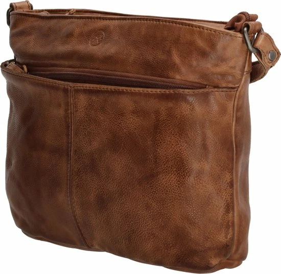 Korting ❤️ Hide & Stitches Paint Rock Schoudertas - Cognac ✔️ 3 Korting ❤️ Hide & Stitches Paint Rock Schoudertas - Cognac ✔️ - Afbeelding 3