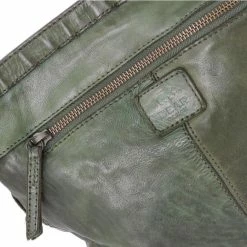 Coupon 🎉 Bear Design Medium Schoudertas / Crossbody Tas Dames - Leer - Cow Lavato - Groen 😍 -tassen-dames Verkoop 550x537 8