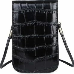 Groothandel ❤️ Smartphone Tasje Croco - Zilver | Kunstleer | 17,5 X 11,5 X 4 Cm | Fashion Favorite ✨ -tassen-dames Verkoop 550x539 7