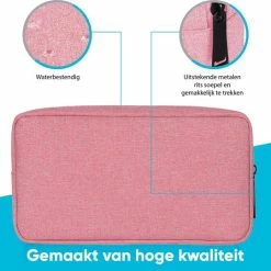 Goedkoopste 🔔 Premium Commerce Kabel Organizer Tas - Etui - Opbergtas Voor Elektronica En Accessoires - Kabels - Roze 🌟 -tassen-dames Verkoop 550x540