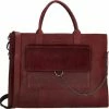 Beste deal 🧨 Micmacbags Mendoza Laptoptas 15,6 Inch (38 Cm) - Bordeaux Rood ✔️
