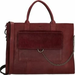 Beste deal 𧨠Micmacbags Mendoza Laptoptas 15,6 Inch (38 Cm) - Bordeaux Rood βοΈ