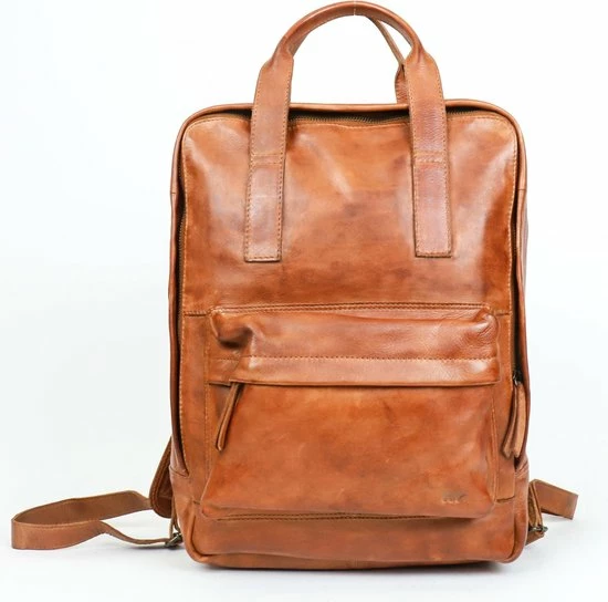 Beste Pirce π― Bear Design Maja Leren Rugzak - Cognac β 1 Beste Pirce π― Bear Design Maja Leren Rugzak - Cognac β