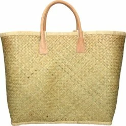 Goedkoopste ✔️ PE Florence PE-Florence Penjy Rieten Mand - Natuur 🔥 -tassen-dames Verkoop 550x545 5