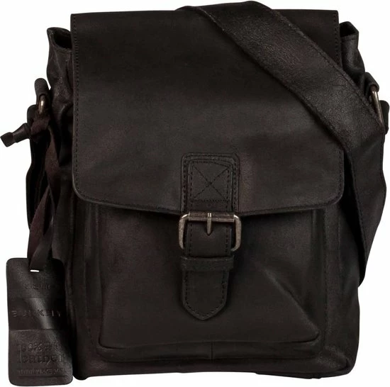 Gloednieuw π Burkely Vintage Luke Unisex Schoudertas - Zwart π 10 Gloednieuw π Burkely Vintage Luke Unisex Schoudertas - Zwart π - Afbeelding 10