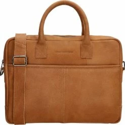Flash-uitverkoop 👍 Hide & Stitches PROMOTIE Laptoptas 15,6 Inch (38 Cm) - Cognac 👍