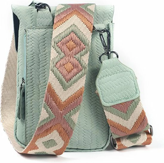 Hete verkoop β Mintgroen Telefoontasje - Schoudertasje Met Tassenband - Lichtgroen - Crossbody Tasje - PU Leer - I'm Dutch π 3 Hete verkoop β Mintgroen Telefoontasje - Schoudertasje Met Tassenband - Lichtgroen - Crossbody Tasje - PU Leer - I'm Dutch π - Afbeelding 3