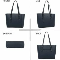 Flash-uitverkoop 🎁 Merkloos Gallantry - Dames Tas Shopper - Handtas - Schooltas - Werktas - D. Blue 💯 -tassen-dames Verkoop 550x549 20