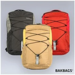 Hete verkoop 🎁 BAKBAGS Stockholm Sport Rugzak Met Laptop Vak En Regenhoes - 25 Liter Inhoud - Geschikt Voor 13 Tm 17 Inch Laptops - Praktisch & Stijlvol Met 10 Vakken En Incl. Accessoires - Duurzaam & Gerecycled Materiaal - Geel-Zwart 🥰 -tassen-dames Verkoop 550x549