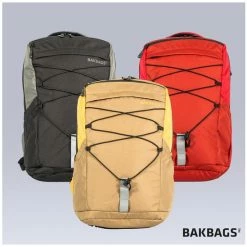 Nieuw 💯 BAKBAGS Stockholm Sport Rugzak Met Laptop Vak En Regenhoes - 25 Liter Inhoud - Geschikt Voor 13 Tm 17 Inch Laptops - Praktisch & Stijlvol Met 10 Vakken En Incl. Accessoires - Duurzaam & Gerecycled Materiaal - Rood-Zwart ✔️ -tassen-dames Verkoop 550x549 3