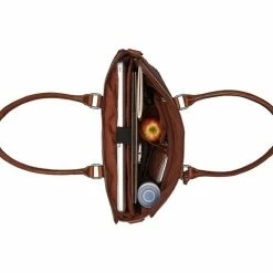 Flash-uitverkoop ❤️ Burkely Antique Avery Unisex Schoudertas 15,6'' Laptoptas - Cognac 🎁 -tassen-dames Verkoop 550x550 106