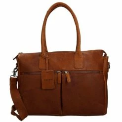 Flash-uitverkoop ❤️ Burkely Antique Avery Unisex Schoudertas 15,6'' Laptoptas - Cognac 🎁 -tassen-dames Verkoop 550x550 112