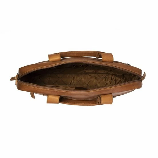 Flash-uitverkoop π€© Chesterfield Laptoptas Waxed Pull Up Leer - Cognac π 5 Flash-uitverkoop π€© Chesterfield Laptoptas Waxed Pull Up Leer - Cognac π - Afbeelding 5