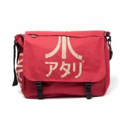 Groothandel 🌟 Difuzed Atari - Messenger Bag Met Japanese Logo (Dark Red) 🎉