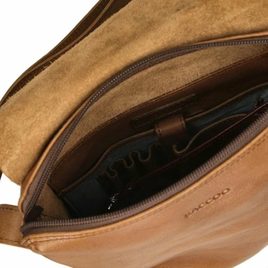 Beste deal π Saccoo Kleine Schoudertas / Crossbody Tas Dames - Leer - Caracas - Cognac π 6 Beste deal π Saccoo Kleine Schoudertas / Crossbody Tas Dames - Leer - Caracas - Cognac π - Afbeelding 6