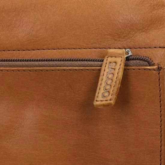 Beste deal π Saccoo Kleine Schoudertas / Crossbody Tas Dames - Leer - Caracas - Cognac π 7 Beste deal π Saccoo Kleine Schoudertas / Crossbody Tas Dames - Leer - Caracas - Cognac π - Afbeelding 7