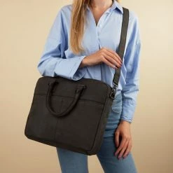 Hete verkoop 😀 Micmacbags Malmö Laptoptas 15,6 Inch (38 Cm) - Zwart 🔔 -tassen-dames Verkoop 550x550 192