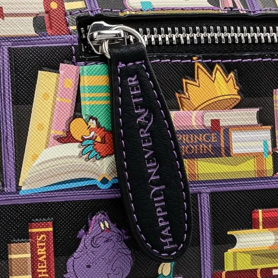 Hete verkoop π Schoudertas Disney Villains Books- All Over Print- Loungefly π 4 Hete verkoop π Schoudertas Disney Villains Books- All Over Print- Loungefly π - Afbeelding 4