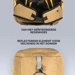 Hete verkoop 🎁 BAKBAGS Stockholm Sport Rugzak Met Laptop Vak En Regenhoes - 25 Liter Inhoud - Geschikt Voor 13 Tm 17 Inch Laptops - Praktisch & Stijlvol Met 10 Vakken En Incl. Accessoires - Duurzaam & Gerecycled Materiaal - Geel-Zwart 🥰 -tassen-dames Verkoop 550x550 3