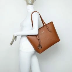 Beste Verkoop 🔥 Merkloos Gallantry - Dames Tas Shopper Met Rits - Handtas - Schooltas - Werktas - Geschikt Voor A4 - Brown 😍 -tassen-dames Verkoop 550x550 302