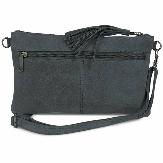 Aanbiedingen β€οΈ Charm London Brixton Suede Leren Clutch / Avondtasje - Zwart π 2 Aanbiedingen β€οΈ Charm London Brixton Suede Leren Clutch / Avondtasje - Zwart π - Afbeelding 2