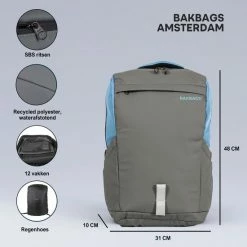 Beste deal π BAKBAGS Amsterdam Laptop Rugzak Voor 13 Tm 17 Inch Laptops - Laptoptas Incl Accessoires En Regenhoes - 10 Vakken - 25 Liter Inhoud - Duurzaam & Gerecycled Materiaal - Blauw-Grijs π 13 Beste deal π BAKBAGS Amsterdam Laptop Rugzak Voor 13 Tm 17 Inch Laptops - Laptoptas Incl Accessoires En Regenhoes - 10 Vakken - 25 Liter Inhoud - Duurzaam & Gerecycled Materiaal - Blauw-Grijs π -tassen-dames Verkoop 550x550 33