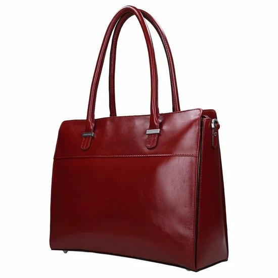 Nieuw ⌛ Claudio Ferrici Laptoptas Classico Leer - Rood ⭐ 3 Nieuw ⌛ Claudio Ferrici Laptoptas Classico Leer - Rood ⭐ - Afbeelding 3