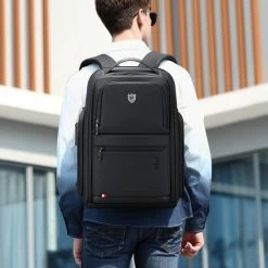 Goedkoopste 🎉 FENRUIEN Bange Rugtas - 15,6 Inch - Laptop Rugzak - USB-aansluiting - TSA Slot - Waterafstotend - Zwart - Incl. Smart Thermosfles 🎉 -tassen-dames Verkoop 550x550 356