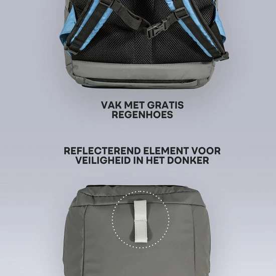 Beste deal π BAKBAGS Amsterdam Laptop Rugzak Voor 13 Tm 17 Inch Laptops - Laptoptas Incl Accessoires En Regenhoes - 10 Vakken - 25 Liter Inhoud - Duurzaam & Gerecycled Materiaal - Blauw-Grijs π 7 Beste deal π BAKBAGS Amsterdam Laptop Rugzak Voor 13 Tm 17 Inch Laptops - Laptoptas Incl Accessoires En Regenhoes - 10 Vakken - 25 Liter Inhoud - Duurzaam & Gerecycled Materiaal - Blauw-Grijs π - Afbeelding 7