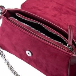 Nieuw 🥰 Valentino Bags Thai Dames Schoudertas - Bordeaux 🛒 -tassen-dames Verkoop 550x550 393