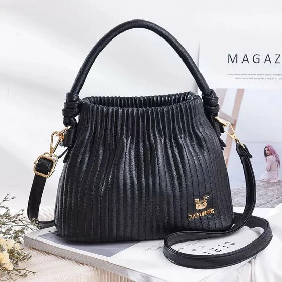 Nieuw π₯ N3 Collecties Nieuwe Dames Kleine Handtas Designer Pu Lederen Emmer Schoudertas Crossbody Tas-Zwart π 1 Nieuw π₯ N3 Collecties Nieuwe Dames Kleine Handtas Designer Pu Lederen Emmer Schoudertas Crossbody Tas-Zwart π